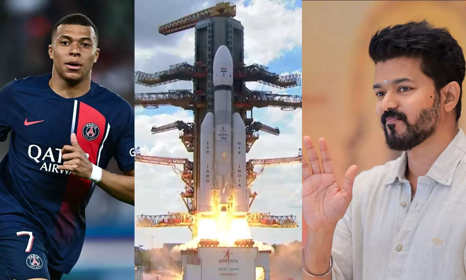 ചന്ദ്രയാൻ-3 വിക്ഷേപണം വിജയകരം, എംബാപ്പെ ഇന്ത്യയിൽ സൂപ്പർ സൂപ്പർ ഹിറ്റെന്ന് നരേന്ദ്ര മോദി, ദളപതി വിജയ് ഇൻസ്റ്റിറ്റ്യൂട്ട് ആരംഭിക്കുന്നു; ഇന്നത്തെ ട്വിറ്റർ ട്രെൻഡിംഗ്‌സ്