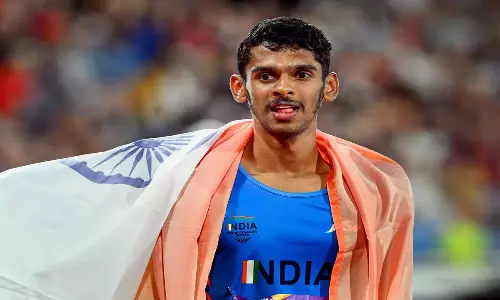 മലയാളി ലോങ്ജംപ് താരം എം.ശ്രീശങ്കറിന് പാരീസ് ഒളിമ്പിക്സിലേക്ക് യോഗ്യത