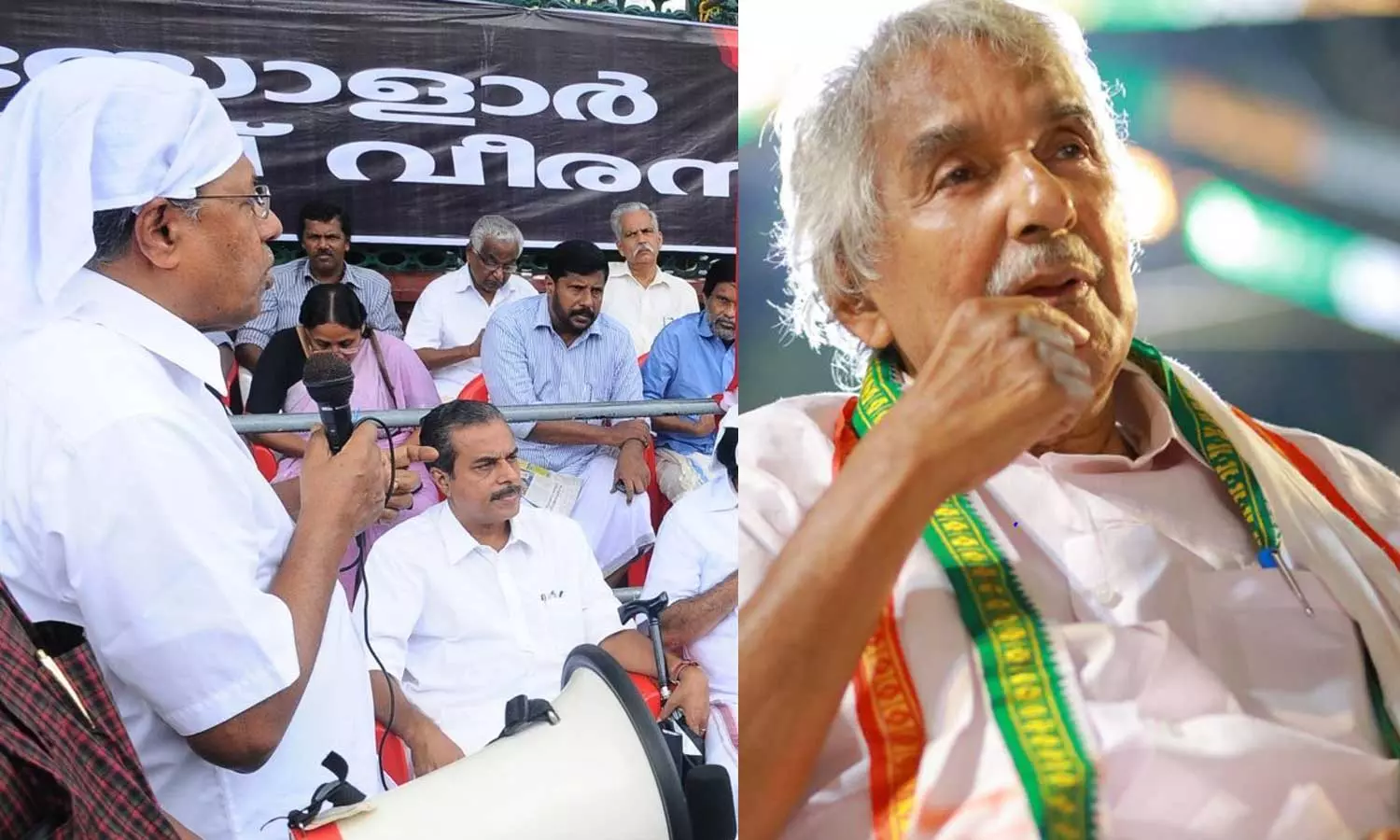 Oommen Chandy broke the day and night strike of the LDF,RIPOommen Chandy,ഉമ്മന്‍ചാണ്ടിയുടെ മരണം,സോളാര്‍ കേസ്, രാപ്പകല്‍ സമരം
