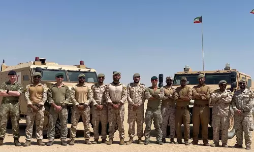 കുവൈത്ത് നാവികസേനയും റോയൽ ബ്രിട്ടീഷ് നാവികരും തമ്മിലുള്ള സംയുക്താഭ്യാസം സമാപിച്ചു