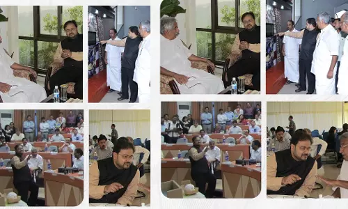 IIM Kozhikode commemorating late former Chief Minister Oommen Chandys cabinet policy making efforts.