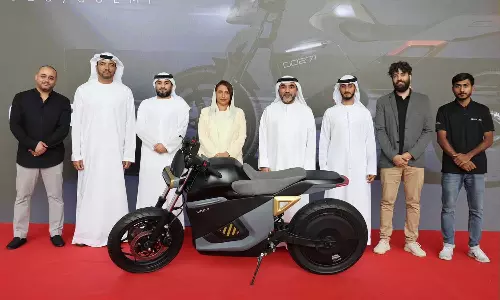 Sharjah with indigenously developed electric bike; Zulmi EB-1 will travel 300 km on a single charge Sharjah with indigenously developed electric bike; Zulmi EB-1 will travel 300 km on a single charge