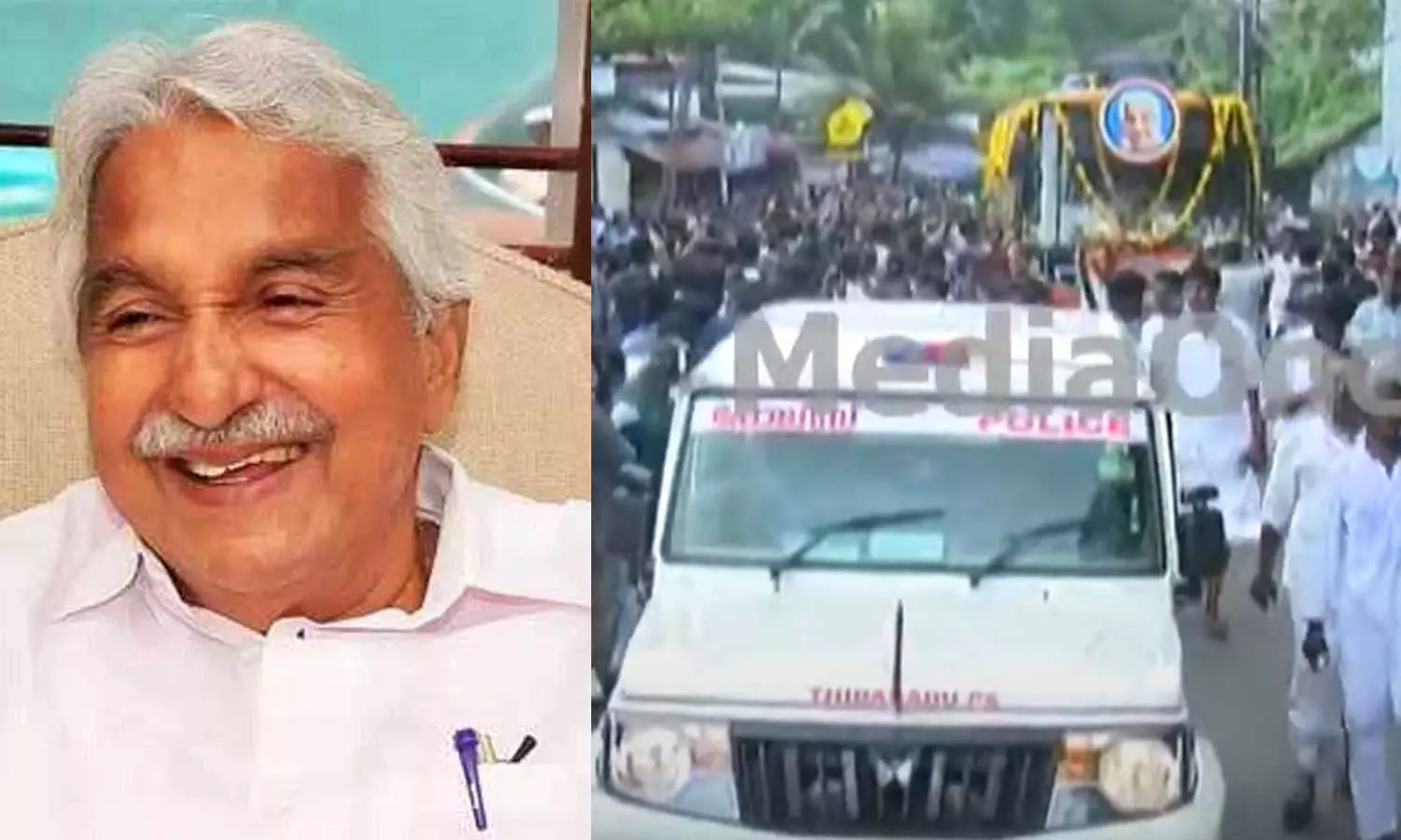 Prayers begin at Oommen Chandys home at Puthuppally Prayers begin at Oommen Chandys home at Puthuppally