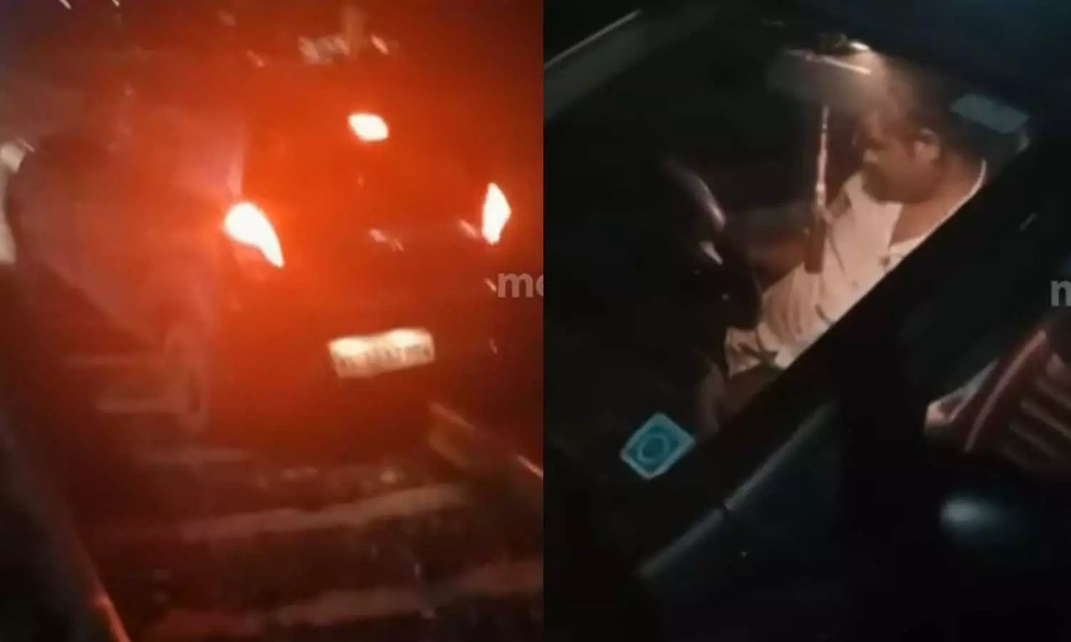 Driving a car into a rail track while under the influence of alcohol