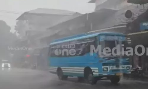 Widespread damage due to heavy rain and wind in Thamarassery
