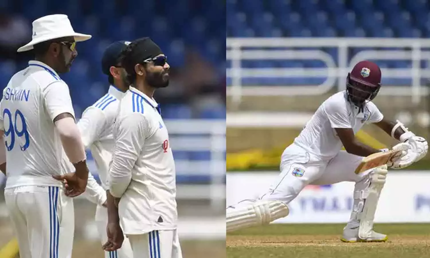 ഒരു ദിനം പിടിച്ച് നിന്ന് വെസ്റ്റ്ഇൻഡീസ്, മുൻതൂക്കം ഇന്ത്യക്ക് ഒരു ദിനം പിടിച്ച് നിന്ന് വെസ്റ്റ്ഇൻഡീസ്, മുൻതൂക്കം ഇന്ത്യക്ക്