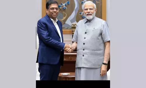 K Madhavan met prime minister modi