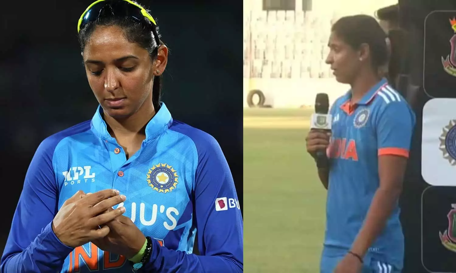 ഹർമൻപ്രീതിന് വിലക്ക് വന്നേക്കും: നടപടിക്കൊരുങ്ങി ഐ.സി.സി, കാര്യങ്ങൾ വിലയിരുത്തി ബി.സി.സി.ഐ ഹർമൻപ്രീതിന് വിലക്ക് വന്നേക്കും: നടപടിക്കൊരുങ്ങി ഐ.സി.സി, കാര്യങ്ങൾ വിലയിരുത്തി ബി.സി.സി.ഐ