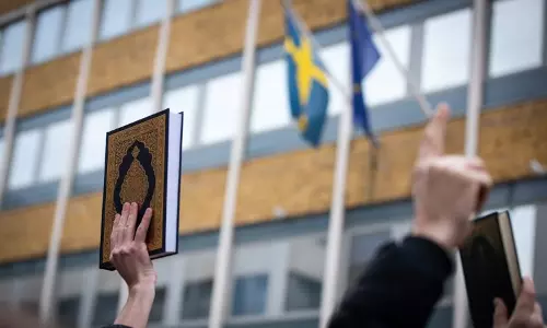 Destruction of Holy Quran in Sweden
