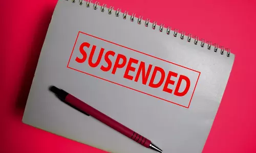 suspended