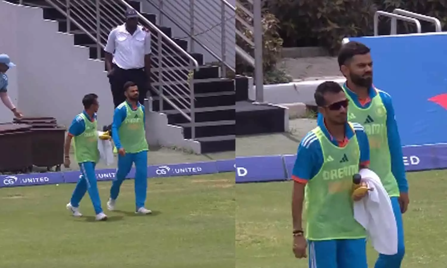 ആരാ ഈ വരുന്നേ...; വാട്ടർബോയി ആയി വിരാട് കോഹ്ലി, കയ്യടി ആരാ ഈ വരുന്നേ...; വാട്ടർബോയി ആയി വിരാട് കോഹ്ലി, കയ്യടി