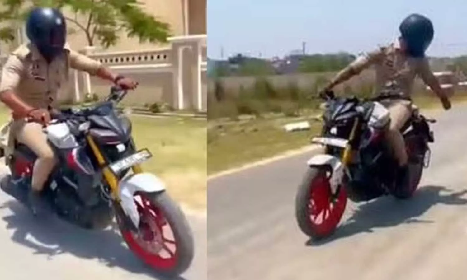 മാസ് ഡയലോഗും പൊലീസ് യൂണിഫോമിൽ ബൈക്ക് സ്റ്റണ്ടും; ഇൻസ്റ്റഗ്രാം റീലിന് പിന്നാലെ കോണ്സ്റ്റബിളിന് സസ്പെന്ഷന് മാസ് ഡയലോഗും പൊലീസ് യൂണിഫോമിൽ ബൈക്ക് സ്റ്റണ്ടും; ഇൻസ്റ്റഗ്രാം റീലിന് പിന്നാലെ കോണ്സ്റ്റബിളിന് സസ്പെന്ഷന്