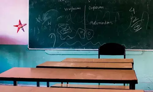 Chhattisgarh Government Teacher Suspended Over Allegations Of Forcing Students To Provide Massages,students complaints,teacher suspension,latest malayalam news,മസാജ് ചെയ്യാൻ വിദ്യാർഥികളെ നിർബന്ധിച്ചെന്ന് പരാതി; സർക്കാർ സ്‌കൂൾ അധ്യാപകന് സസ്‌പെൻഷൻ