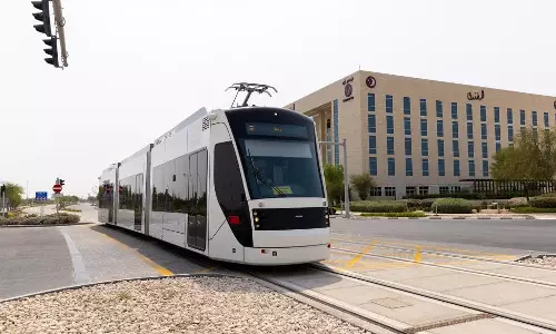 New tram service Education City