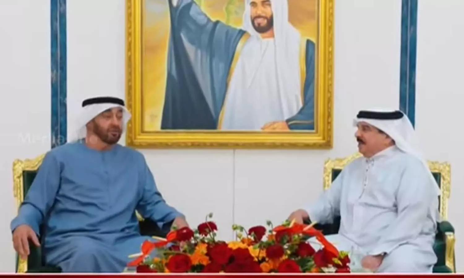 The King of Bahrain met with the President of the UAE in Abu Dhabi The King of Bahrain met with the President of the UAE in Abu Dhabi