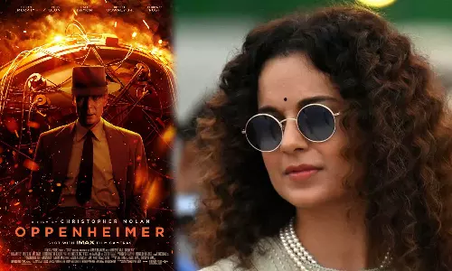 Kangana Ranaut praises Oppenheimer and Bhagavad Gita sex scene, Kangana Ranaut on Oppenheimer, Kangana Ranaut on Bhagavad Gita sex scene in Oppenheimer, Oppenheimer controversy, Oppenheimer Bhagavad Gita controversy, Oppenheimer, Kangana Ranaut