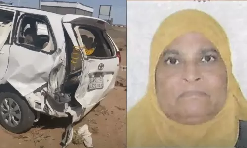 സൗദി ത്വാഇഫിൽ വാഹനാപകടത്തിൽ മലയാളി സ്ത്രീ മരിച്ചു