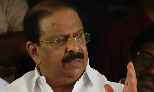 k sudhakaran against Shamseer support nss