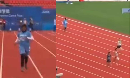 ഇതെന്തൊരു ഓട്ടം; 100 മീറ്റർ ഓടാനെടുത്തത് 21 സെക്കൻഡ്! വിവാദം, അന്വേഷണം