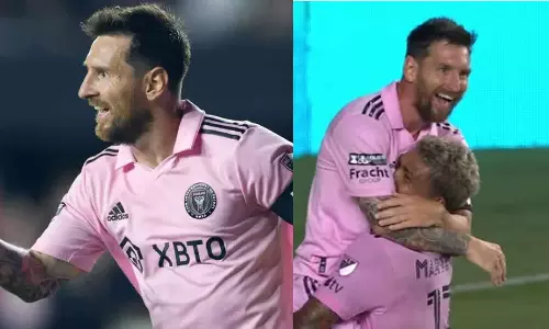 നെഞ്ചിൽ കോർത്ത് മെസി നേടിയ ആ ഗോൾ; മയാമി ടീമാകെ മാറി