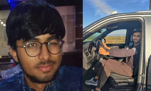 Gujarat youth on a tourist visa at US dies tragically in hit and run accident in Houston, Gujarati youth died in road accident in US and 14 cars crossed over him, Gujarati Darshil Thakkar died in road accident in US