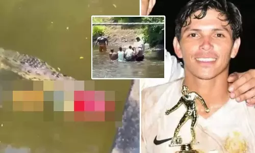 Costa Rican football player killed in crocodile attack, crocodile killed football player, Jesus Alberto Lopez Ortiz, Deportivo Rio Canas, Costa Rican Ascenso League