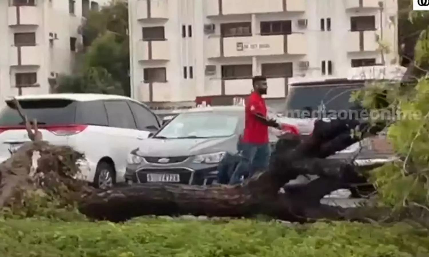 ദുബൈ, ഷാർജ നഗരങ്ങളിൽ ശക്തമായ വേനൽമഴ