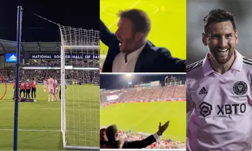 Lionel Messi scored twice as Inter Miami beat FC Dallas to reach the quarter-finals of leagues cup