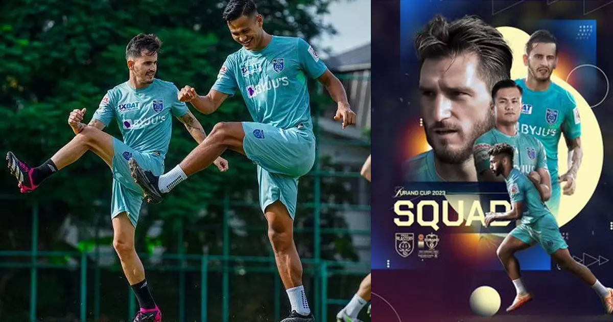 Kerala Blasters FC have announced their 26-member squad for the Durand Cup