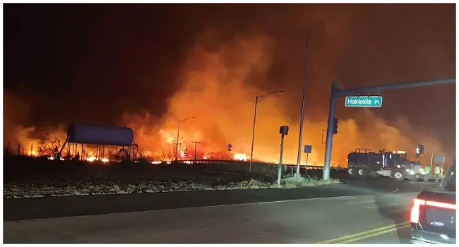 ഹവായി ദ്വീപിലെ കാട്ടുതീ; 36 മരണം, വ്യാപക നാശനഷ്ടം, പസഫിക് സമുദ്രത്തിൽ ചാടി രക്ഷപ്പെട്ട് ആളുകൾ