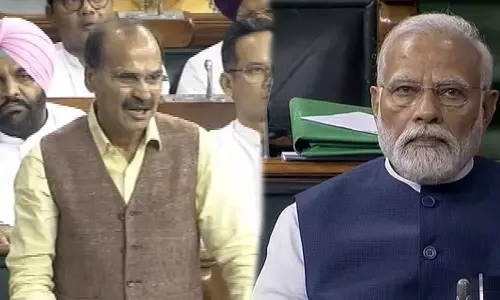 മോദിയെ വിമർശിച്ച അധീർരഞ്ജൻ ചൗധരിക്ക് ലോക്‌സഭയിൽ നിന്ന് സസ്‌പെൻഷൻ