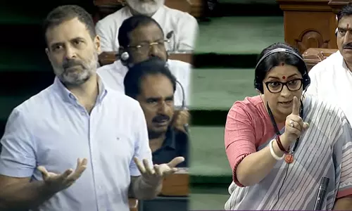 രാഹുൽ എന്തിനാണ് 50 കാരിയായ വയോധികക്ക് ഫ്ലയിങ് കിസ് നൽകുന്നത്, വേറെ പെണ്‍കുട്ടികളില്ലാഞ്ഞിട്ടാണോ?; കോൺഗ്രസ് എം.എൽ.എയുടെ പരാമർശം വിവാദത്തിൽ