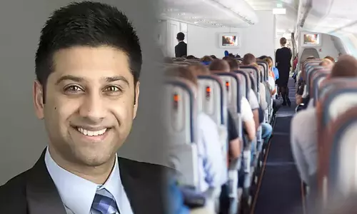 Indian American doctor arrested for masturbating in flight, masturbation in flight, sexual assault, exposing nudity in flight