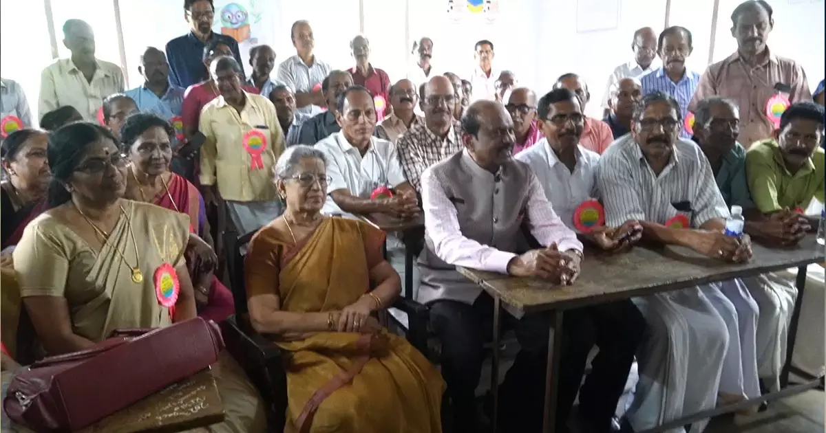 MA Yousafali at the Alumni Reunion at St. Xaviers High School, Karanchira MA Yousafali at the Alumni Reunion at St. Xaviers High School, Karanchira