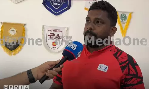 Former Indian footballer NP Pradeep on job controversy, Anas Edathodika, Rino Anto, Anas Edathodika-Rino Anto Job row, Malayalam footballers job controversy, MediaOne reports on footballers job controversy Former Indian footballer NP Pradeep on job controversy, Anas Edathodika, Rino Anto, Anas Edathodika-Rino Anto Job row, Malayalam footballers job controversy, MediaOne reports on footballers job controversy