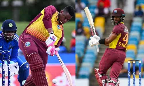 ഹെറ്റ്മയറടി: നാലാം ടി20യിൽ മികച്ച സ്‌കോറുമായി വെസ്റ്റ്ഇൻഡീസ്
