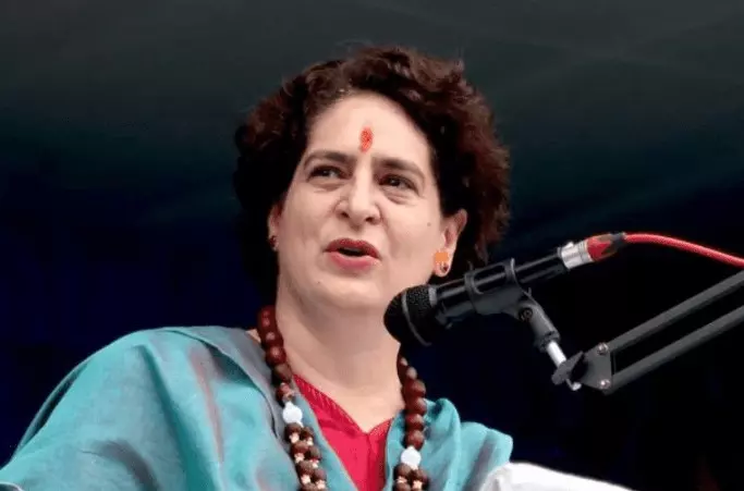 പ്രിയങ്ക ഗാന്ധിക്കെതിരെ ബിജെപിയുടെ പരാതി; വിനാശകാലേ വിപരീത ബുദ്ധിയെന്ന് കോണ്ഗ്രസ് പ്രിയങ്ക ഗാന്ധിക്കെതിരെ ബിജെപിയുടെ പരാതി; വിനാശകാലേ വിപരീത ബുദ്ധിയെന്ന് കോണ്ഗ്രസ്