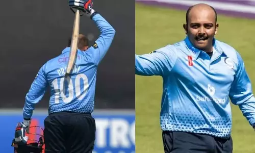 പുജാര മാത്രമല്ല, ഇംഗ്ലണ്ടിൽ വെടിക്കെട്ട് പ്രകടനവുമായി പൃഥ്വി ഷാ