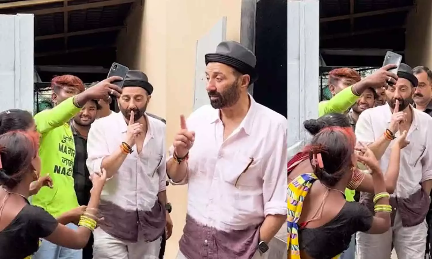 തൊടരുത് എന്നെ; നാടോടി സ്ത്രീകളോട് സണ്ണി ഡിയോൾ: താരത്തിനെതിരെ സോഷ്യൽ മീഡിയ