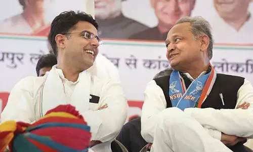 Ashok Gehlots Rare Support For Sachin Pilot