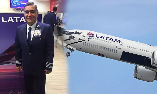 പൈലറ്റ് ബാത്റൂമില്‍ കുഴഞ്ഞുവീണു മരിച്ചു; വിമാനം അടിയന്തരമായി നിലത്തിറക്കി സഹപൈലറ്റുമാർ