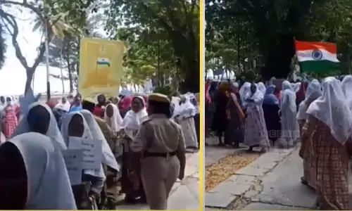 മദ്യ നിരോധനം നീക്കുന്നതിനെതിരെ ലക്ഷദ്വീപിൽ വ്യാപക പ്രതിഷേധം; മിനിക്കോയ് ഡെപ്യൂട്ടി കലക്ടറുടെ ഓഫീസിലേക്ക് സർവകക്ഷി മാർച്ച് മദ്യ നിരോധനം നീക്കുന്നതിനെതിരെ ലക്ഷദ്വീപിൽ വ്യാപക പ്രതിഷേധം; മിനിക്കോയ് ഡെപ്യൂട്ടി കലക്ടറുടെ ഓഫീസിലേക്ക് സർവകക്ഷി മാർച്ച്