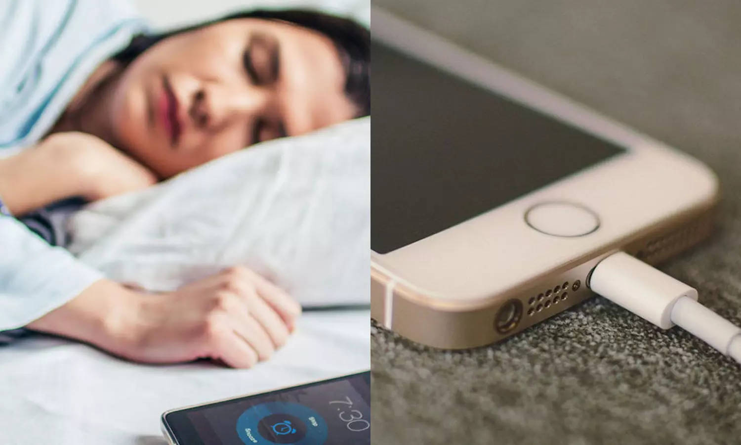 i phone and sleeping