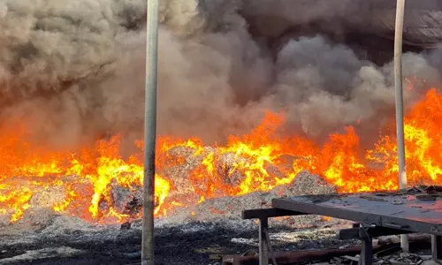 Fire in Ajman Fire in Ajman