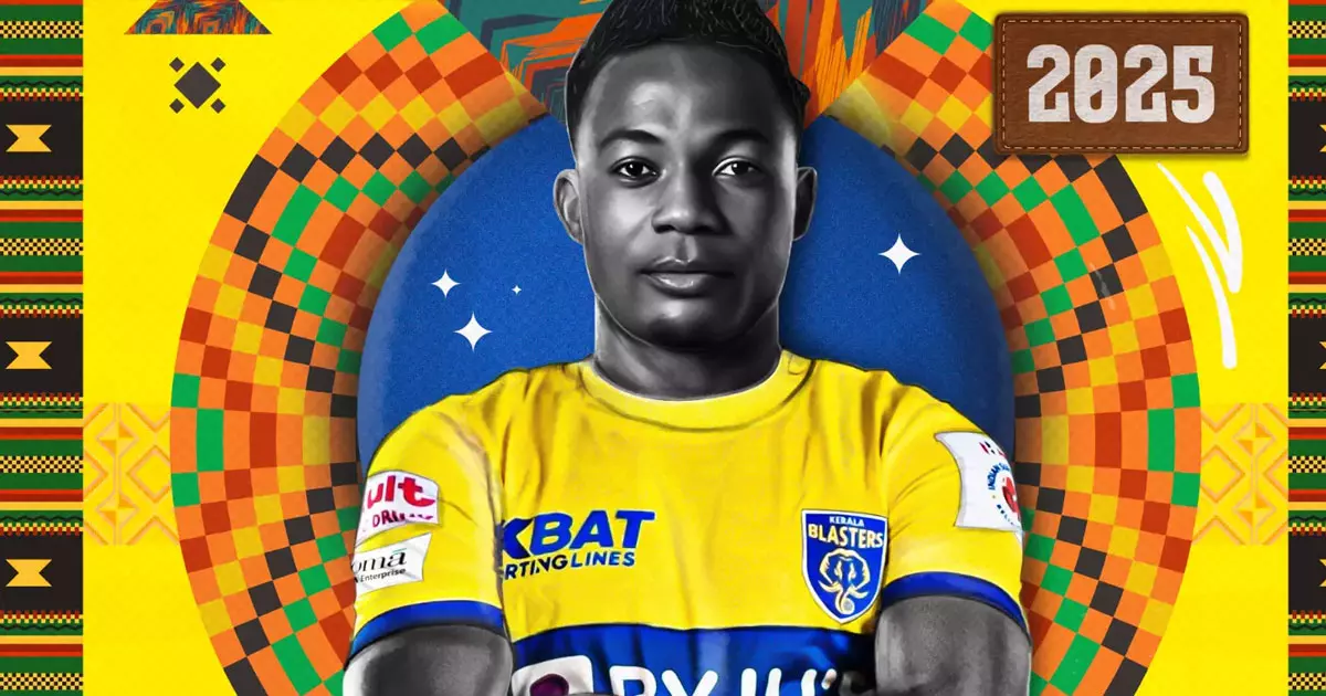 Ghanaian player Kwame Peprah Has Joined Kerala Blasters