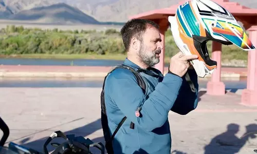 ലഡാക് യാത്ര; രാഹുൽ ഗാന്ധിക്ക് നന്ദി പറഞ്ഞ് കേന്ദ്രമന്ത്രിമാർ!