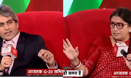 Tomato price hike: Minister Smriti Irani and Sudhir Choudhary clash