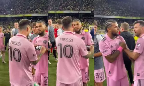 നിങ്ങൾ ആംബാൻഡ്‌ ധരിക്കൂ, ട്രോഫി വാങ്ങൂ; മയാമി മുൻ നായകനോട് മെസി
