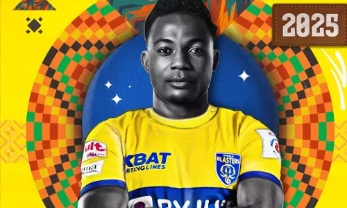 Ghanaian player Kwame Peprah Has Joined Kerala Blasters