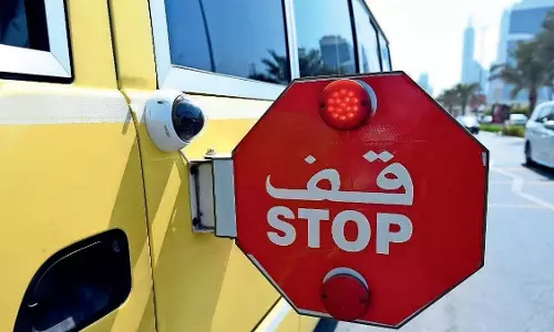 Overtaking school buses